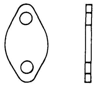 A gasket must be used with the hole cover plate
