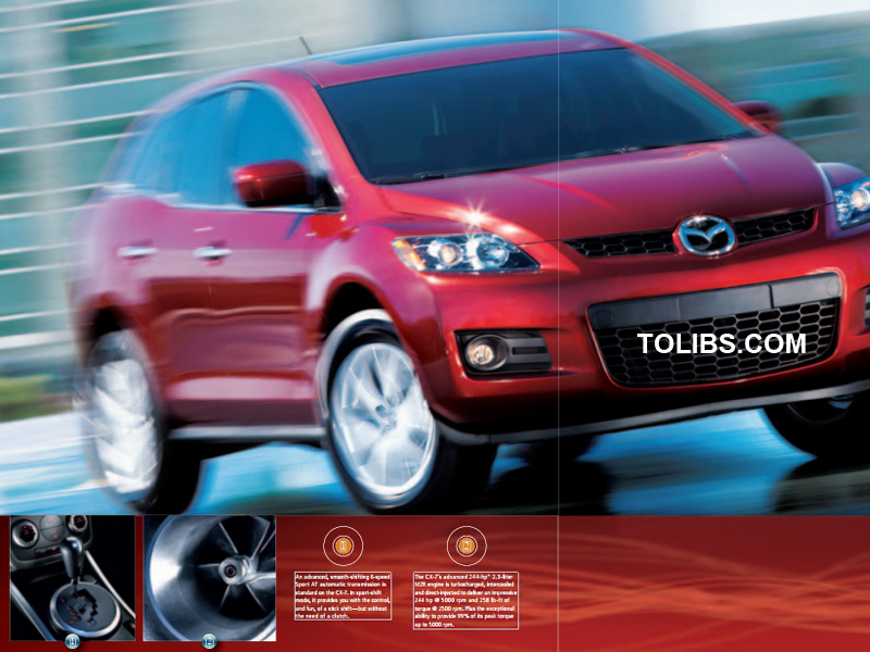 The Mazda CX-7 is as exhilarating to drive as it is to look at-thanks to a high-tech powertrain that’s as advanced as it is well-matched