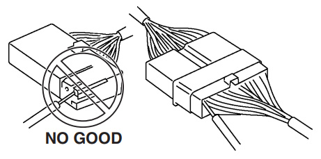 inspect for continuity or measuring voltage