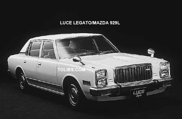 Luce Legato Mazda 929L Vehicle specifications