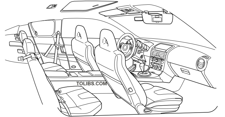 mazda rx-8 Comfortable interior design