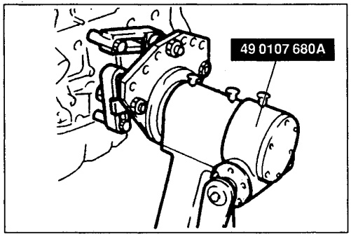 Mount the engine on the SST (engine stand).