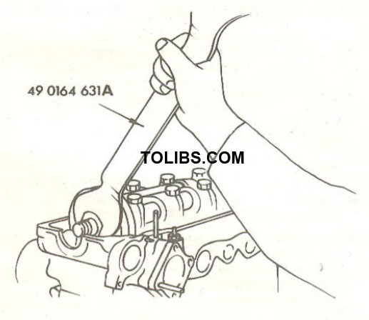 Removal of the locknut