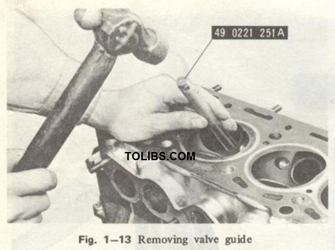 Replacing Valve Guide