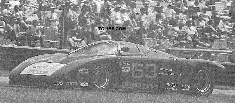 The Camel Lights GTP race car campaigned by Jim Downing andco-driver John Maffucci represents the epitome in naturally aspirated rotary-engine development The Downing/Atlanta team won the IMSA Camel Lights championship in both 1985 and 1986