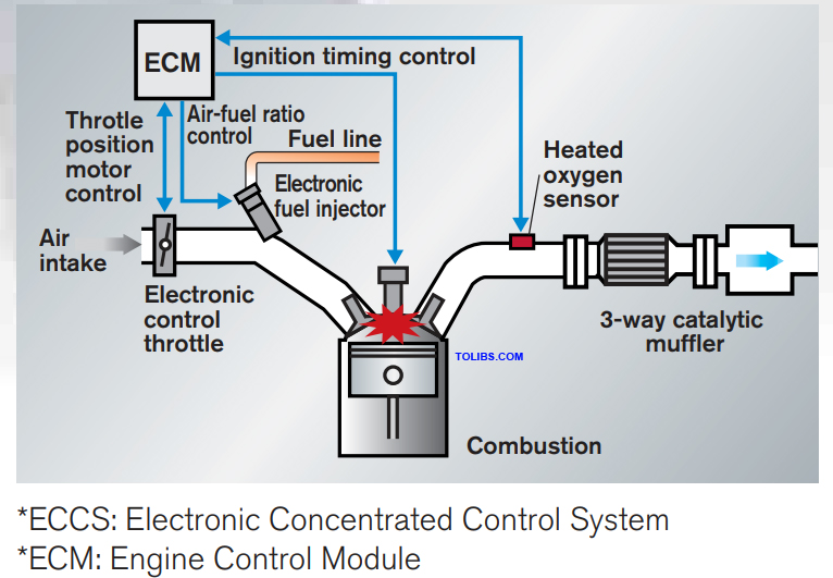 ECCS and 3-way Catalytic Muffler