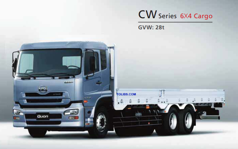 CW Series 6X4 Cargo GVW 28t