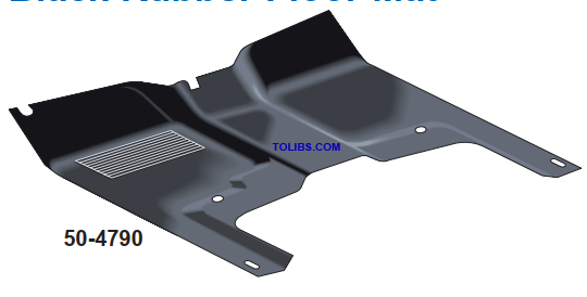Black Rubber Floor Mat