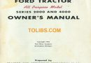 Ford 4000 Tractor User Handbook Manual