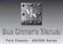 Ford Bus 450 Owners Manual