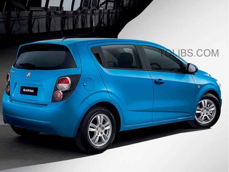 all-new Holden Barina Blue
