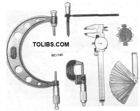 Assorted measuring devices