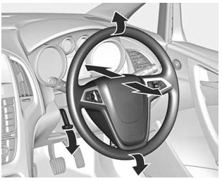 Steering wheel adjustment