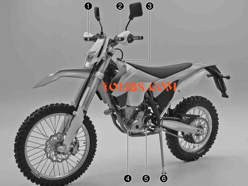 KTM 250 SX-F XC-F VIEW OF VEHICLE