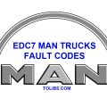 EDC7 MAN Trucks fault codes listed