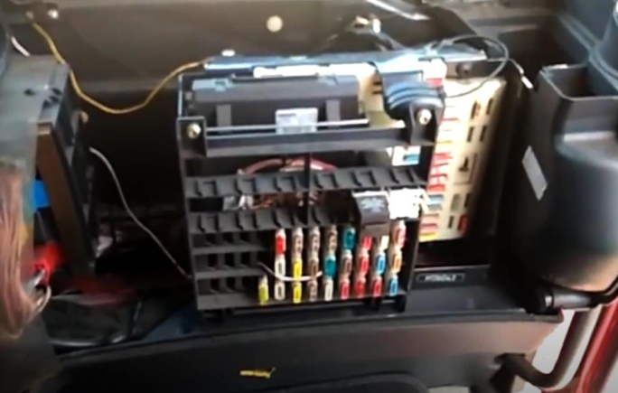 Fuse and relay box