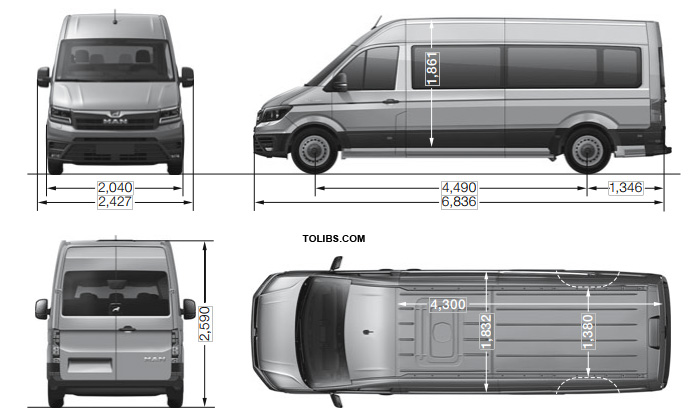 MAN TGE Kombi Long with High roof