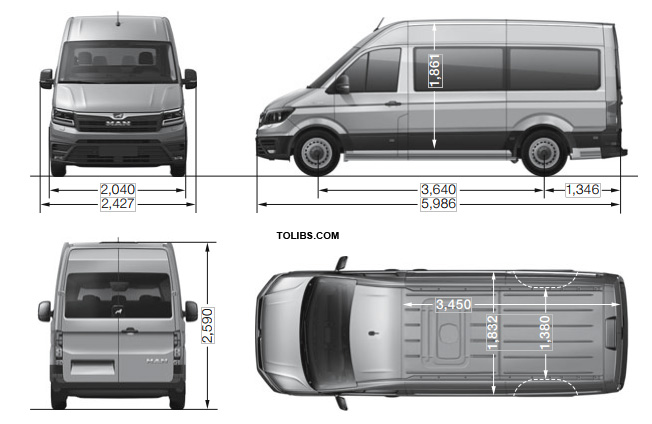 MAN TGE Kombi Standard with High roof