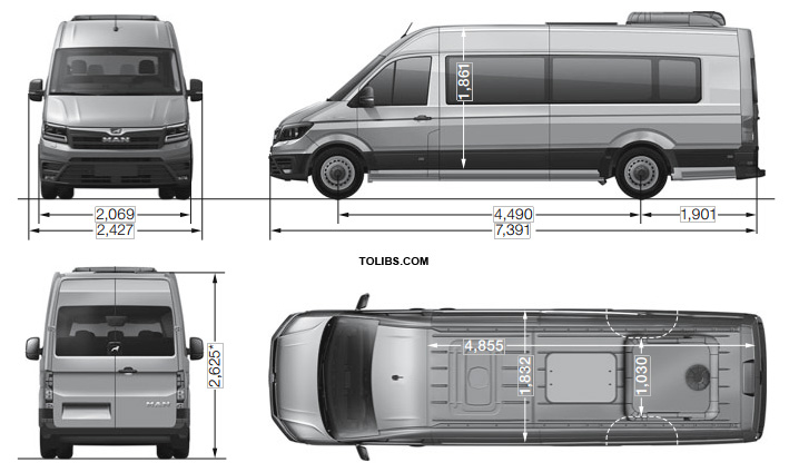 MAN TGE Minibus Extra-long with High roof