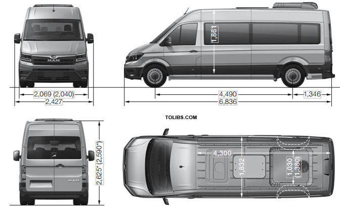 MAN TGE Minibus Long with High roof