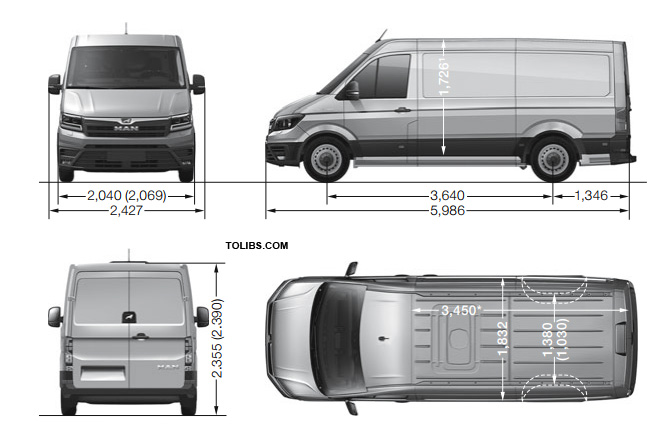 MAN TGE Panel van Standard with Normal roof
