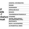 Mazda CX-7 Service Repair Manual