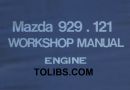 Mazda 929 .121 WORKSHOP MANUAL (Engine)