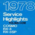 1978 Mazda Cosmo Service Workshop Manual