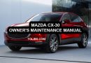 Mazda CX-30 Owner's Maintenance Manual