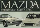1984 Mazda Sports Car Buyers Bulletin