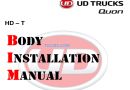UD Truck Quon GKB / CWB / GWB Body Installation Manual